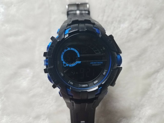 blue armitron sport watch