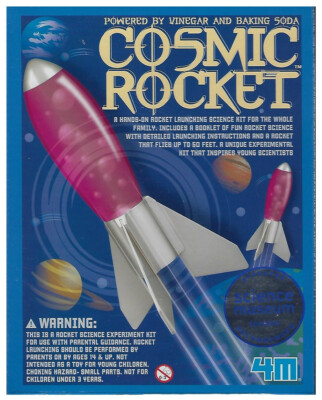 4M Cosmic Rocket Kit; Powered by Vinegar and Baking Soda - New Sealed