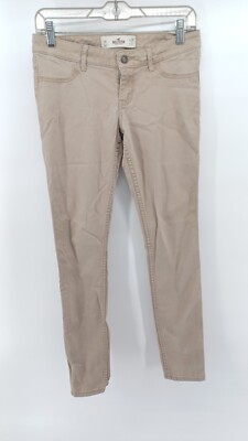 Hollister youth Girls Khaki Pants 3R W 26 L 31 Super