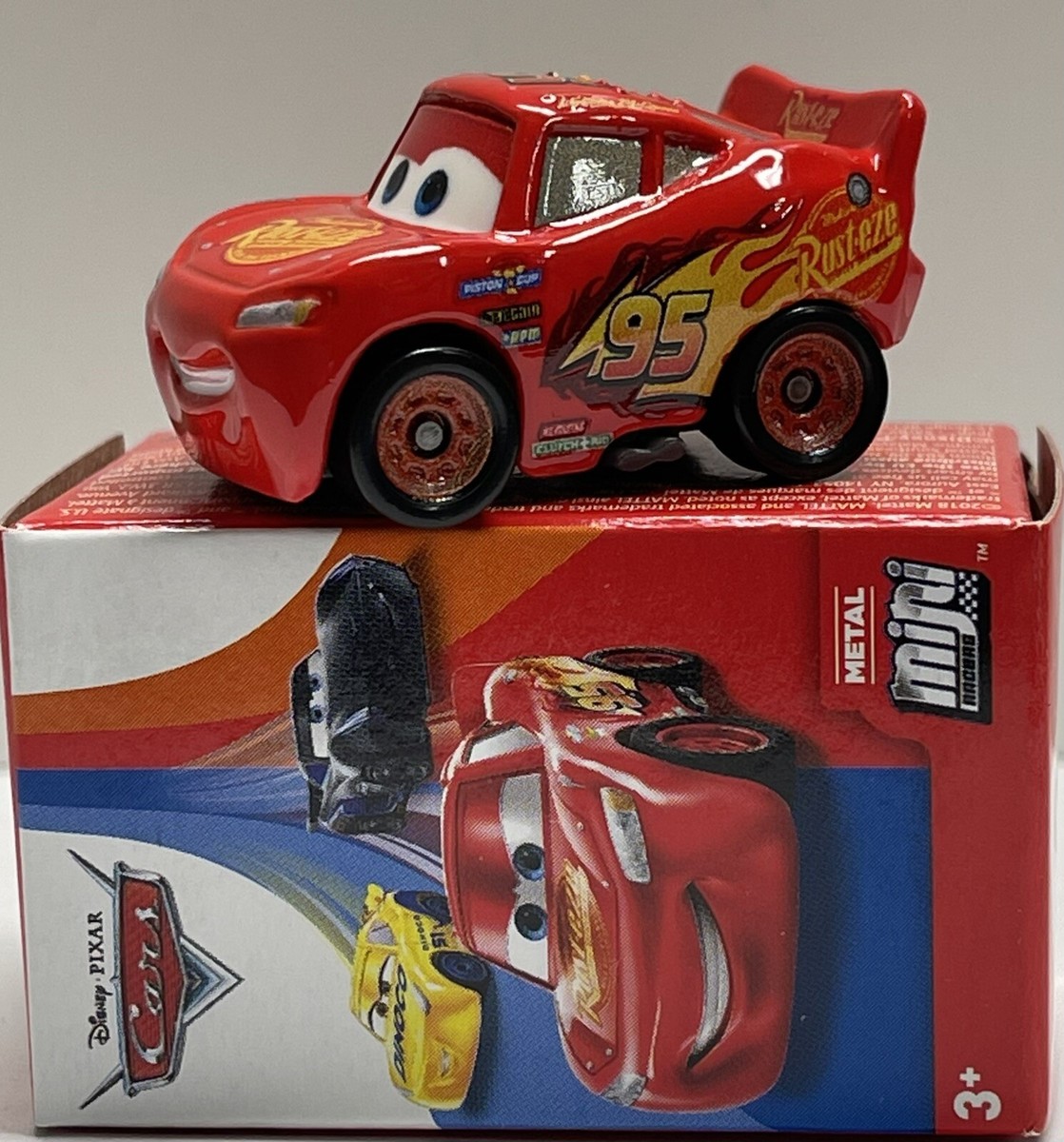 disney pixar cars mini racers “Rust-eze Lightning Mcqueen