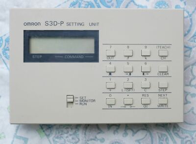 Omron S3D-P Setting unit