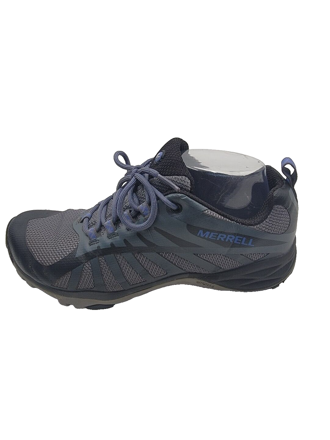 Scarpe da ginnastica da trekking Merrell da donna taglia 8 bordo sirena Q2 grigio blu