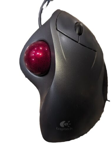 Logitech Trackman T-BB18 mouse trackball ruota in marmo USB + scorrimento 810-000766 - Foto 1 di 3
