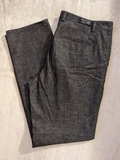 M&S Work Trousers W40 L34 Italian woven fabic Tessuti Pordenonev soft touch