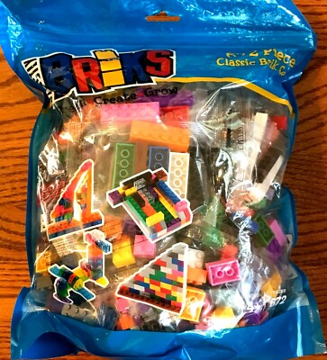 STRICTLY BRIKS 672 PIECE 12 COLOR CLASSIC BRIK SET