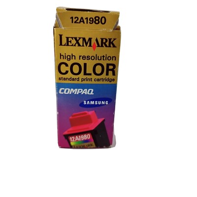 Lexmark 80 Color Ink Cartridge 12A1980 Genuine Factory Sealed New | eBay