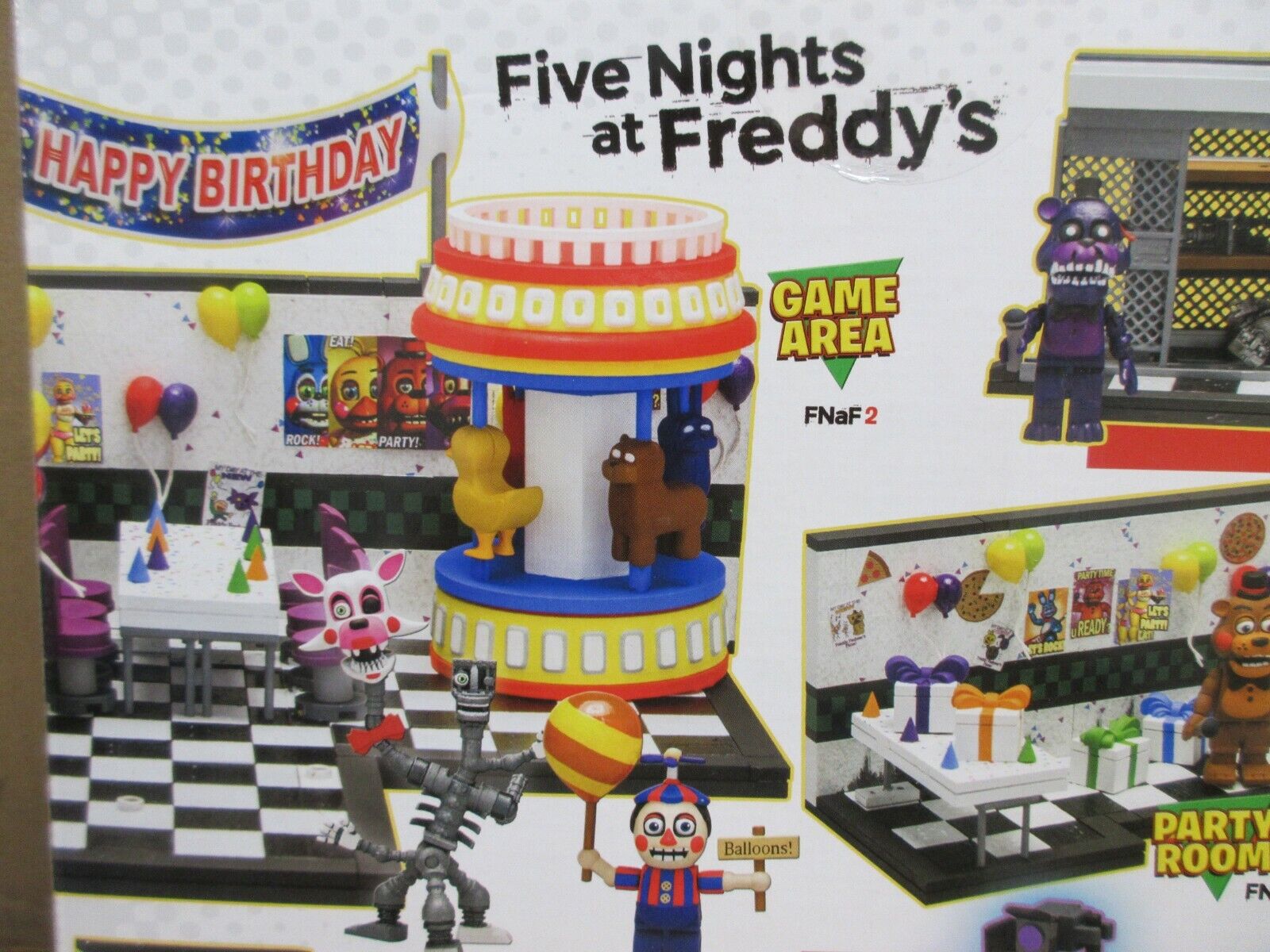 McFarlane Toys Five Nights at Freddy's Sister Location Circus Control,  Construction Set (MCF12695) for sale online