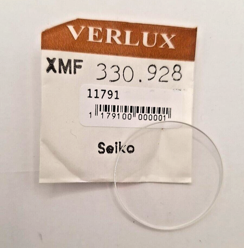 Verre De Montre Verlux – Diamètre 299, Pièce Horlogerie, Neuf Sans étiquette