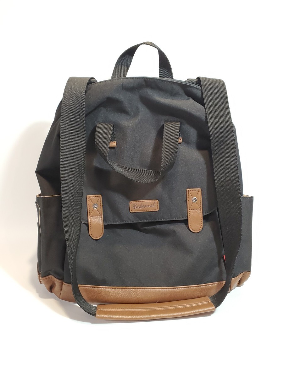 babymel robyn backpack black leather Babymel Robyn Convertible Backpack Vegan Leather, Black