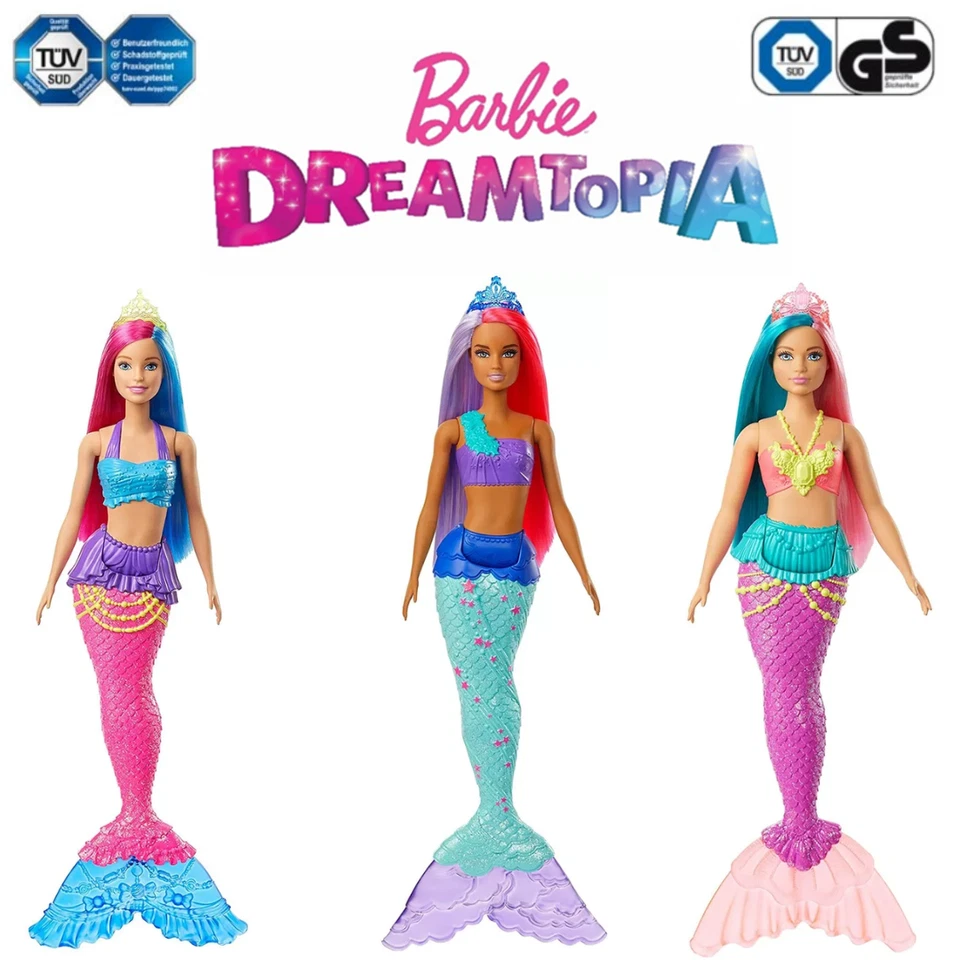 Barbie Dreamtopia Meerjungfrau Mattel GJK09 Wasser-Spielzeug Barbie Mermaid NEU
