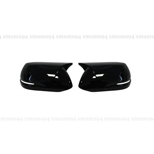 Pair For 2012-2022 Honda CRV CR-V Side Rearview Mirror Cover Caps Gloss Black