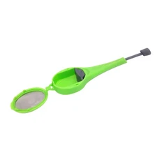 Healthy Total Tea Infuser Strainer Bag Loose Leaf Steeper Press Tea Filt Tool A