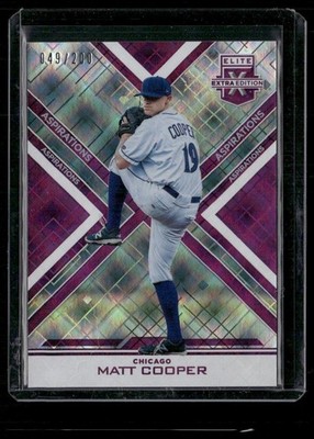 2016 Panini Elite Extra Edition #164 Matt Cooper Aspirations Purple #/200