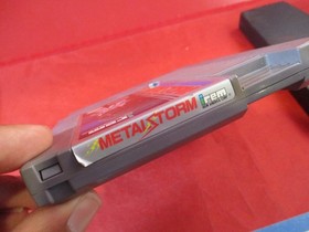 Metal Storm (Nintendo NES) COMPLETE w/ Box manual game poster WORKS!