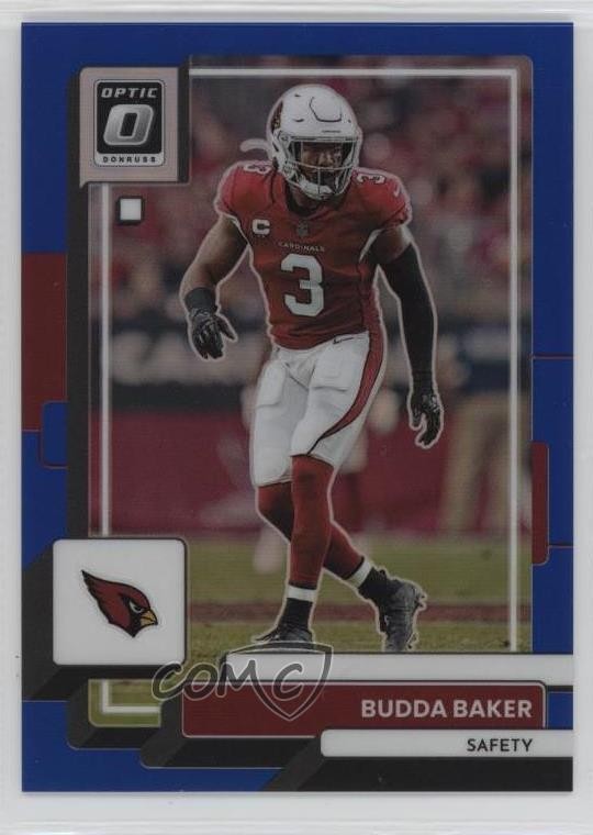 2022 Panini Donruss Optic Blue Prizm 18/179 Budda Baker #5 0u3s