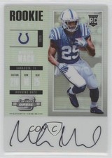 2017 Panini Contenders Optic Rookie Ticket RPS Auto Marlon Mack #114 Auto qw7