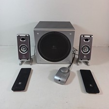 Logitech Z3 2.1 Gaming PC Computer Surround Sound Speaker System Tested Working