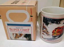 Leanin' Tree  Santa Fe Super Chief Coffee Cup Mug New In Box