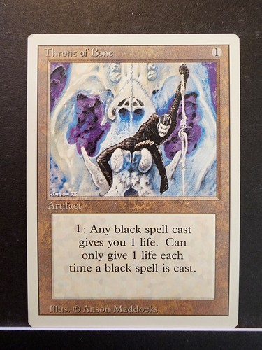 Throne of Bone - 3rd Ed - 1994 - Magic The Gathering - Combine Ship