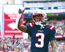 Demario Douglas Pop Douglas Signed Autographed 8x10 photo New England Patriots