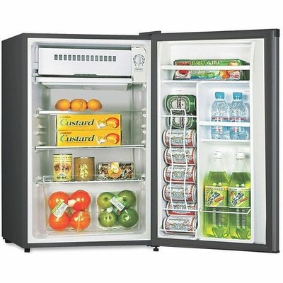 Lorell LLR72313 3.3 Cu.ft Compact Refrigerator Black