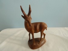 Vintage Wooden Antelope /