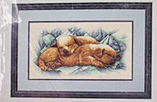 Dimensions Peaceful Puppies 2007 Cross Stitch Kit 16" x 9" 35215