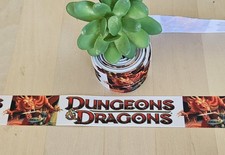 1 INCH 1 YD Dungeon Dragons Grosgrain Ribbon Gamer Ribbon