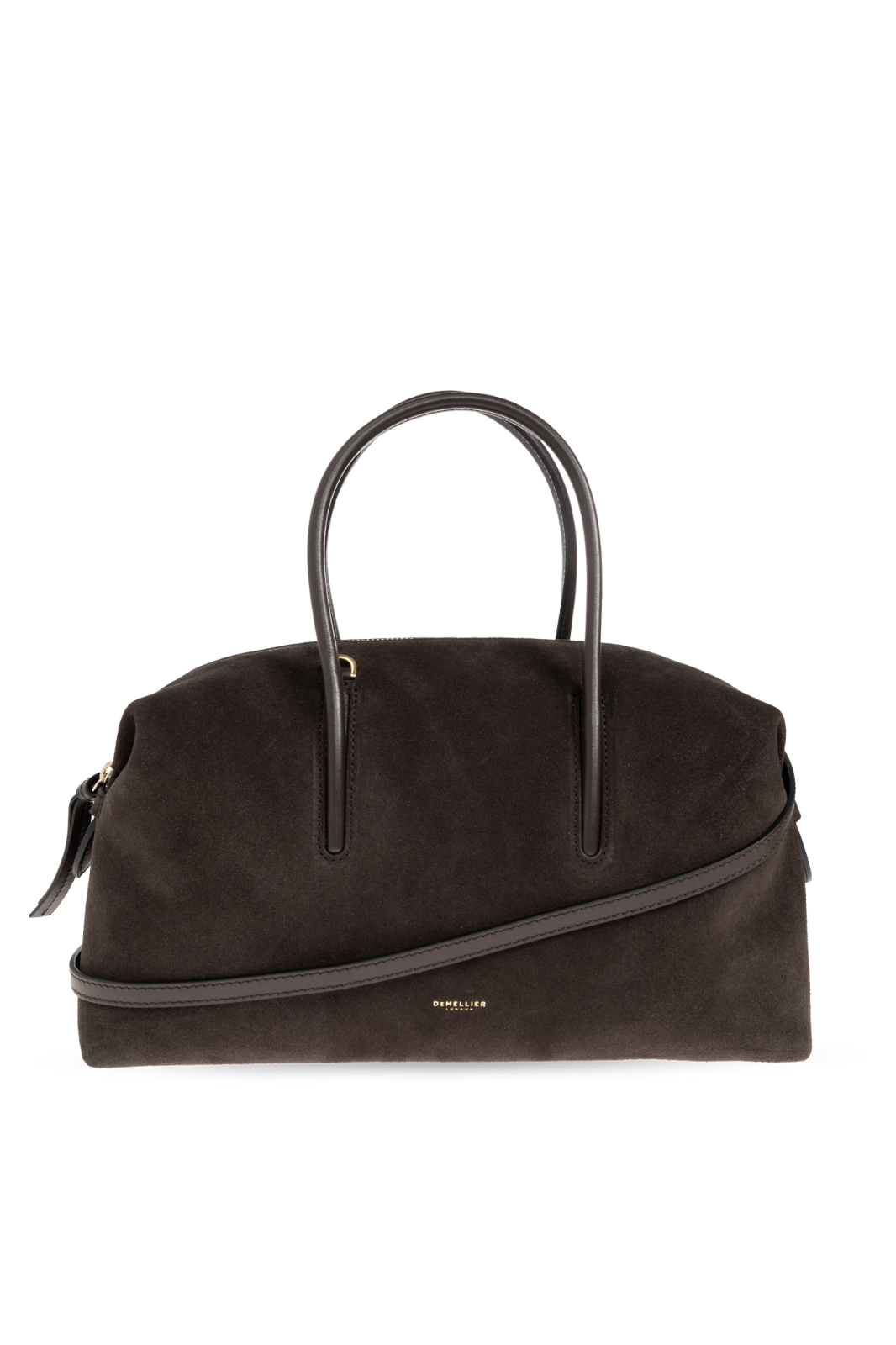 DEMELLIER Stockholm Midi Dark Chocolate Top Handle Bag New & Authentic