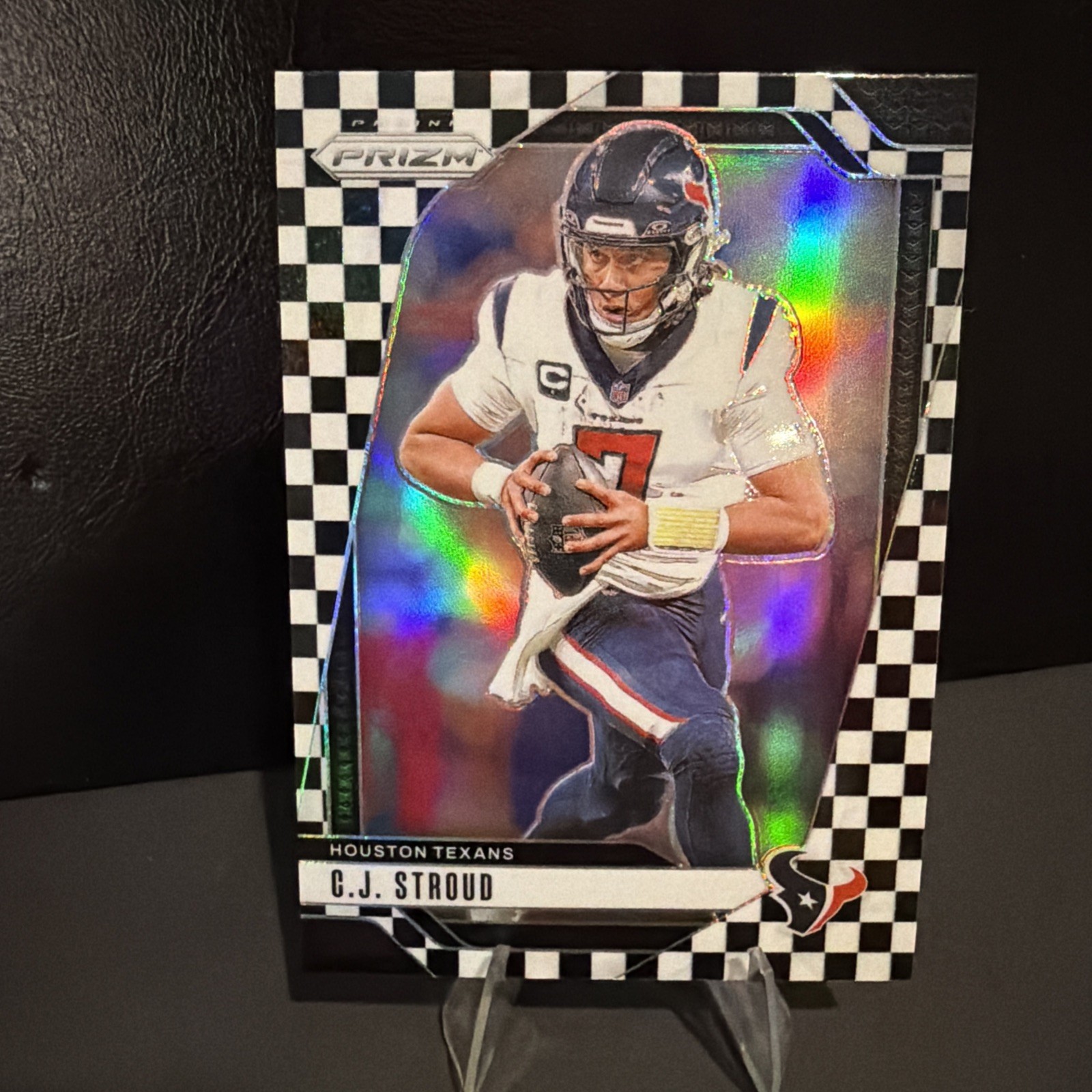 2024 Panini Prizm Black & White Checker Prizm C.J. Stroud #111