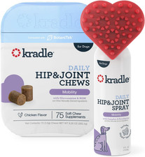 Hip Joint Chews for Dogs - Glucosamine Chondroitin MSM Turmeric - Mobility Sup