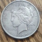1922 Peace Dollar Silver $1 Coin Circulated Business Strike Uncertified KM#150