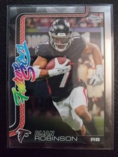 2025 Topps Chrome Football Bijan Robinson FS-9 Future Stars