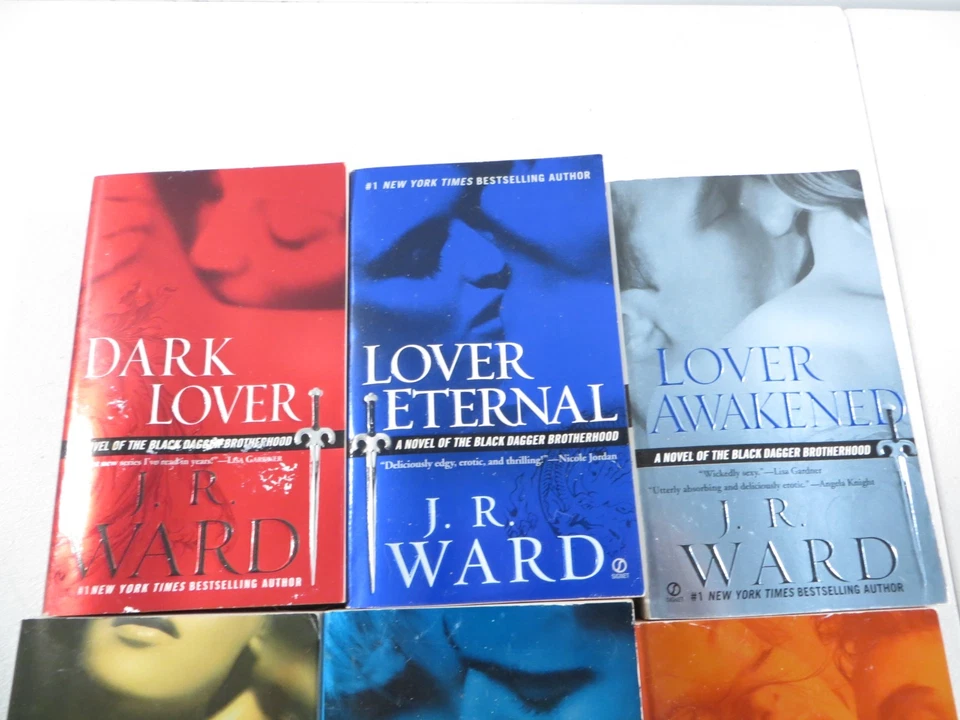 J.R. Ward Black Dagger Brotherhood PB Book Lot Set of 9 — 第 4/4 张图片