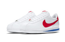 Nike Cortez Leather 2019 OGs White Red 819719-103 RARE Men 9 NEW Goat 254