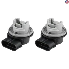 X AUTOHAUX 2pcs Turn Signal Light Bulb Socket Fit for Ford F250 350 Super Duty