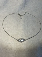 Lucas Lameth LUC 925 Sterling Silver Baroque Pearl Necklace 18” Sleek & Modern