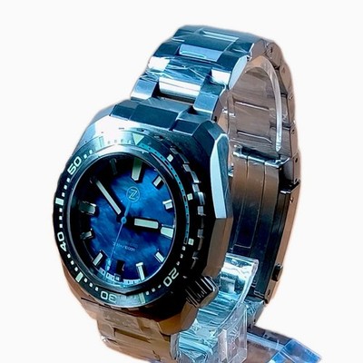 Zelos HAMMERHEAD V3 300M AUTOMATIC DIVE WATCH- MOTHER OF PEARL DIAL 