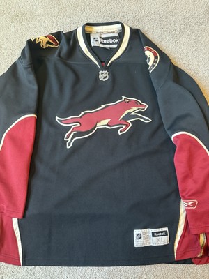 Reebok Phoenix Arizona Coyotes Jumping Coyote Jersey Black