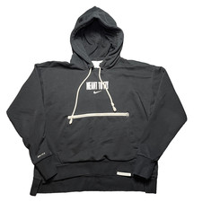 Nike Hoodie Women's Medium Black "Meant to Fly" Basketball Cropped Dri Fit