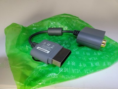 NEW Official Genuine Microsoft XBOX 360 RCA Optical Audio Adapter AV Adapter #1E