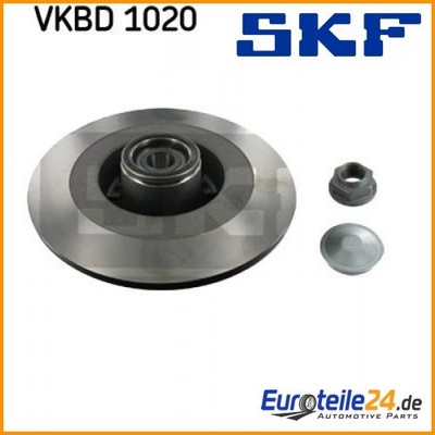 2 St. Bremsscheibe SKF VKBD1020 für Renault Laguna Coupe