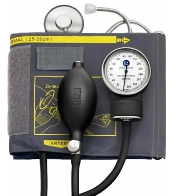 LITTLE DOCTOR LD-71 mechanical tonometer on the shoulder