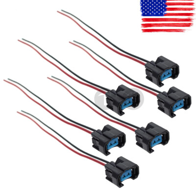 Fuel Injector Connector Pigtail Plug Cable For Honda Odyssey Pilot Ridgeline