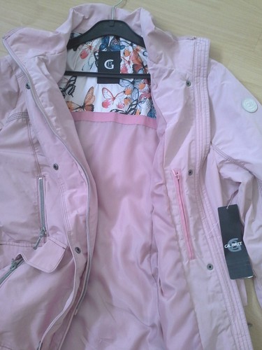 NEU GIL BRET Designer Parka, Allrounjacke, Kurzmantel, Rosa Gr. L - Bild 7 von 8