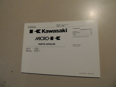  Parts catalog list Kawasaki VN 1600 (B6F) Mean Streak  Teilekatalog 2006