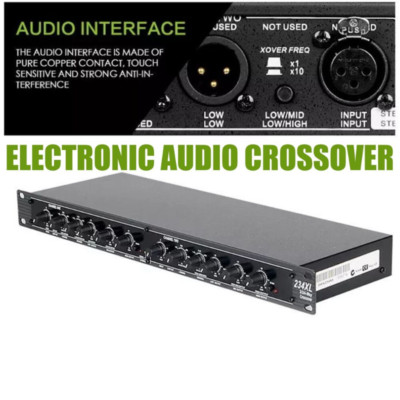 234XL 2-/3-/4-Way Electronic Audio Crossover Profession Stage Show