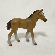Schleich Tan HANOVERIAN FOAL Colt Baby Horse Animal figures 2003 Retired 13277