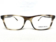 NEW Giorgio Armani AR7163 5710 Mens Striped Grey Eyeglasses Frames 53/18~145