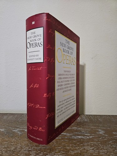 The New Grove Book of Operas, ed. Stanley Sadie 1997 Hardcover DJ VG+ - Picture 2 of 11